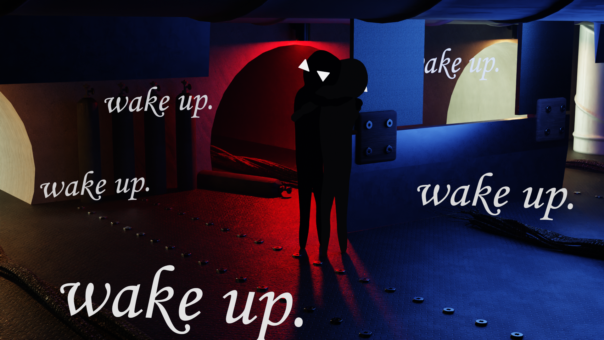 Wake Up - 3D работа (движок рендера Cycles)